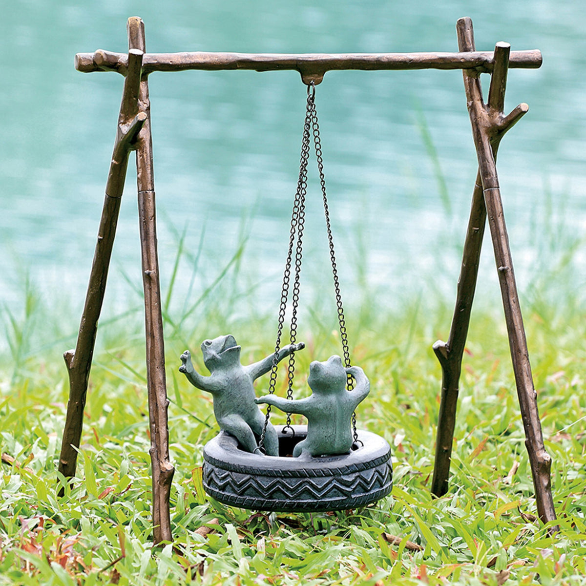 Hoppy Days Frog Swing