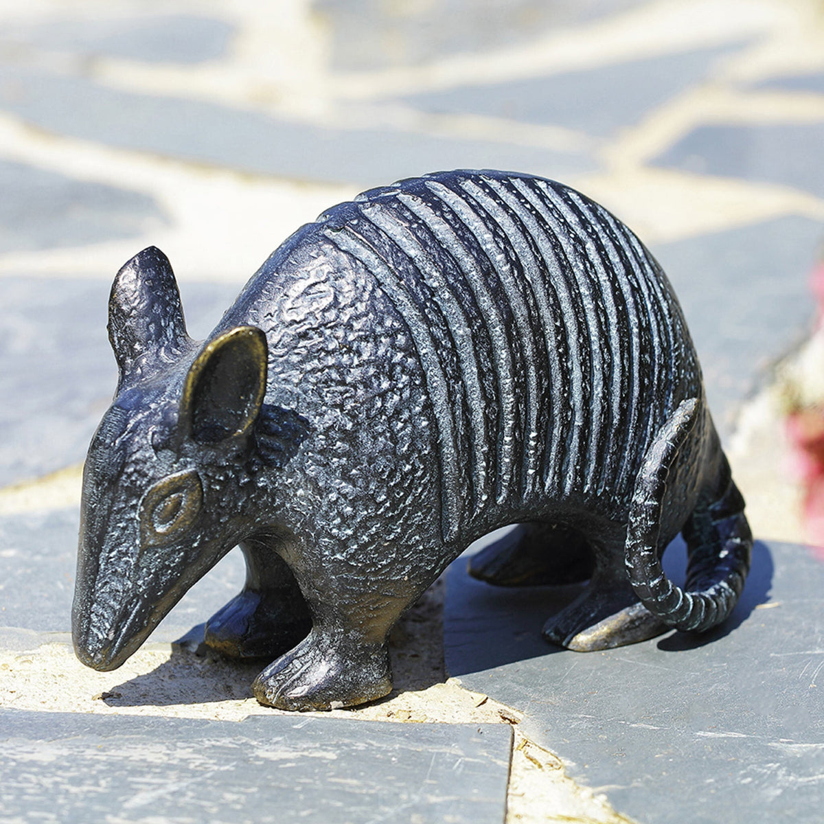 Lone Star Armadillo Garden Sculpture