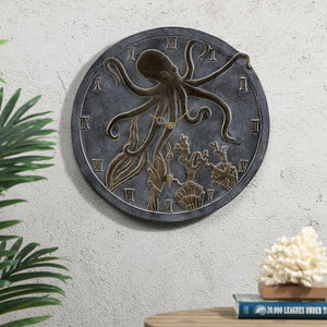 By The Sea Wall Clock / Thermometer