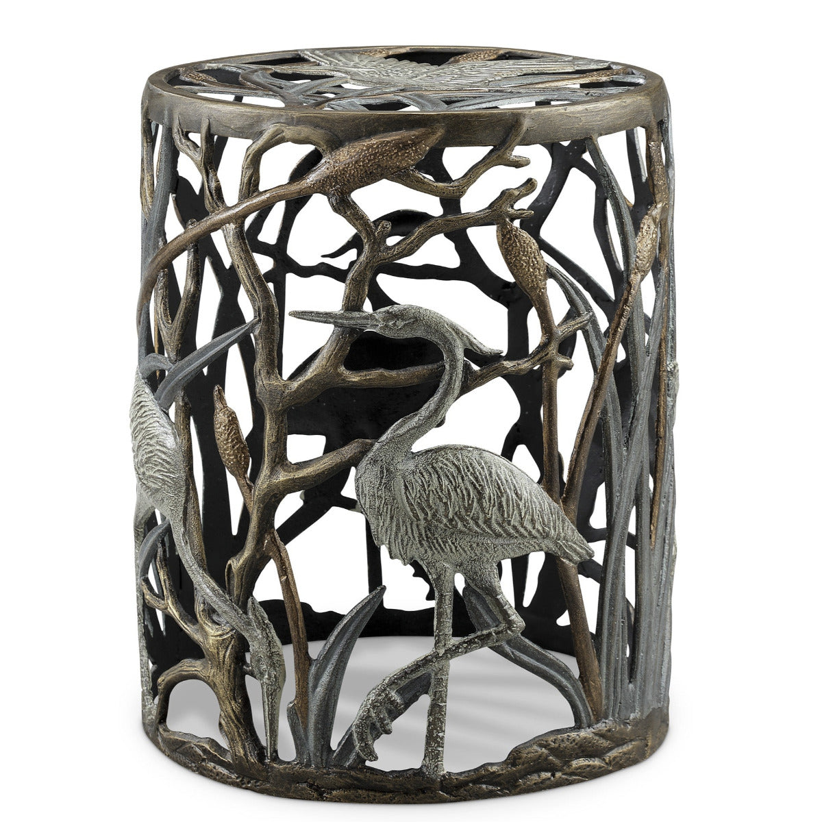 Heron Gathering Drum Table