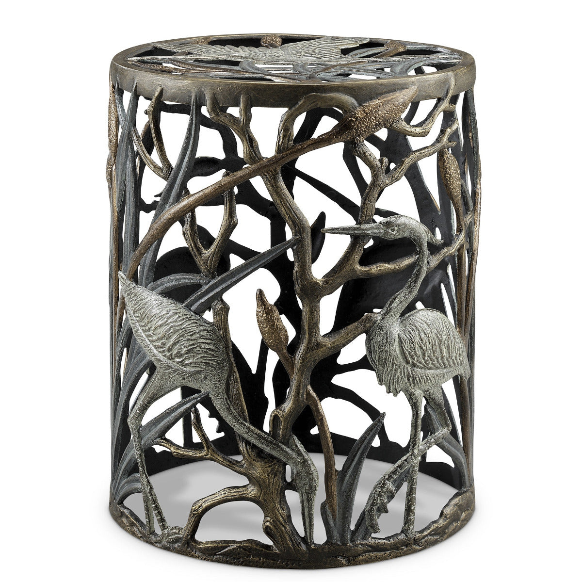 Heron Gathering Drum Table