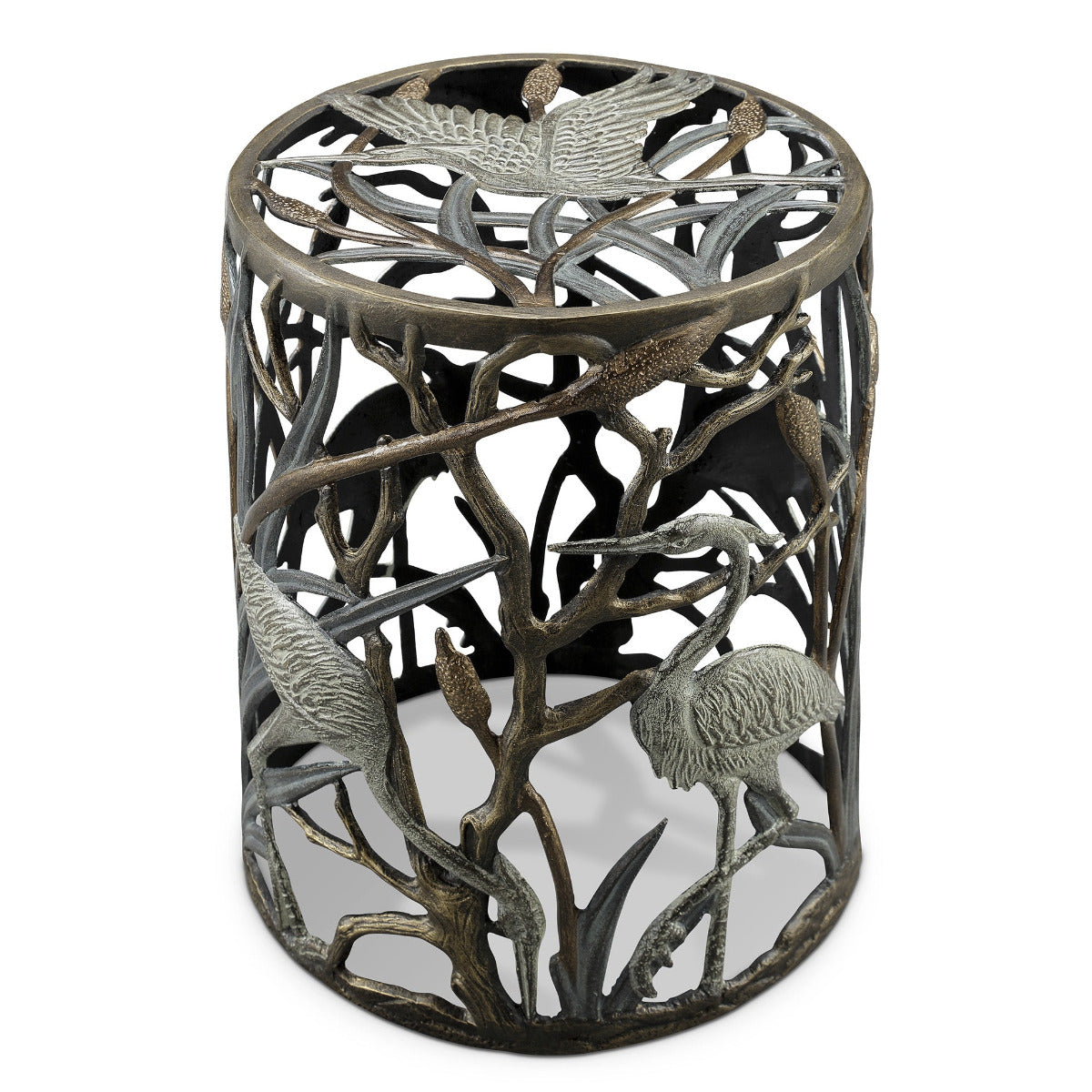 Heron Gathering Drum Table