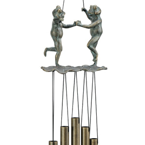 Meadow Dancing Frogs Wind Chime