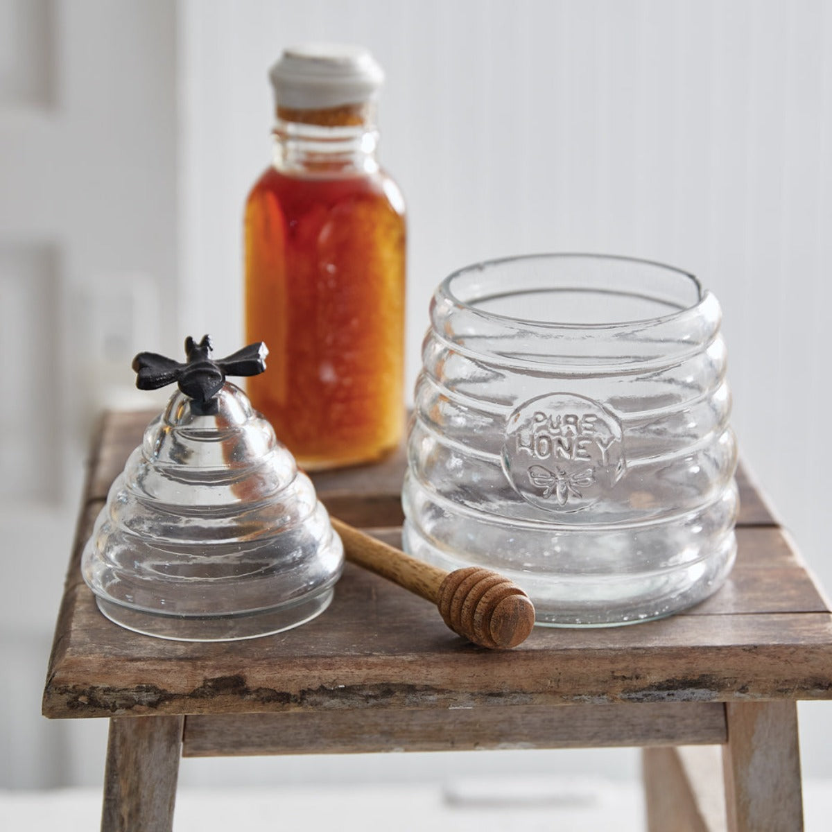 Honey Hive Canister with Dipper