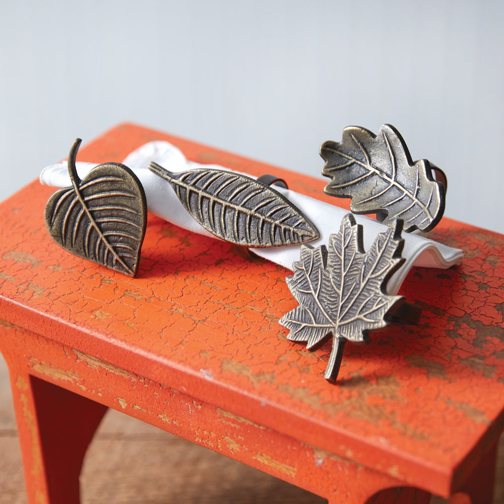 Leaf Napkin Rings
