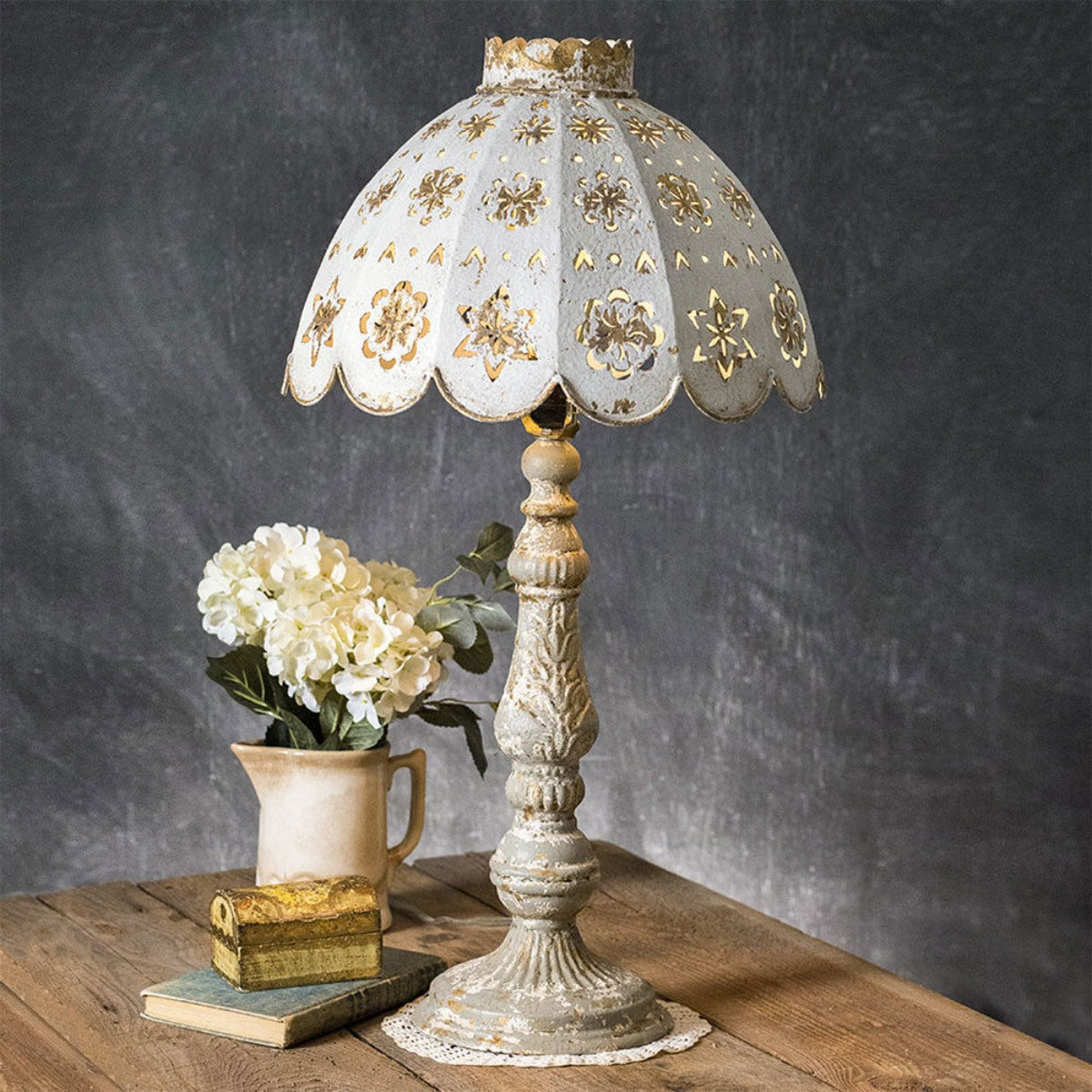 Table Lamp w/Metal Shade