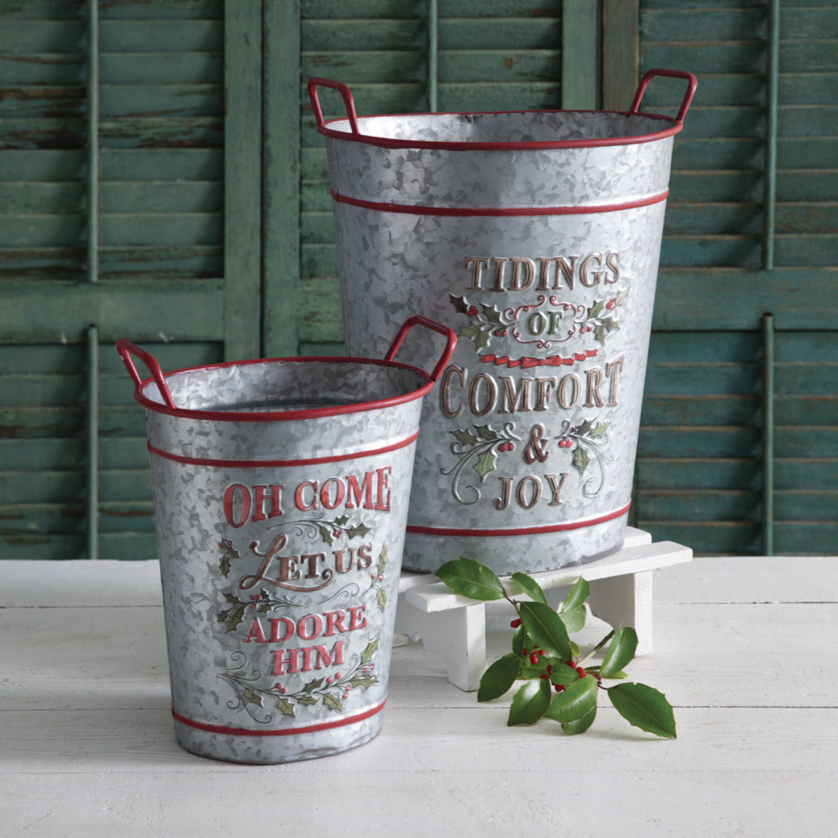 Religious Christmas Buckets