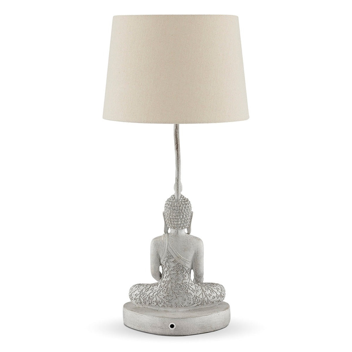 Serene Buddha Lamp - Tranquil Resin Table Lamp with Neutral display picture 1