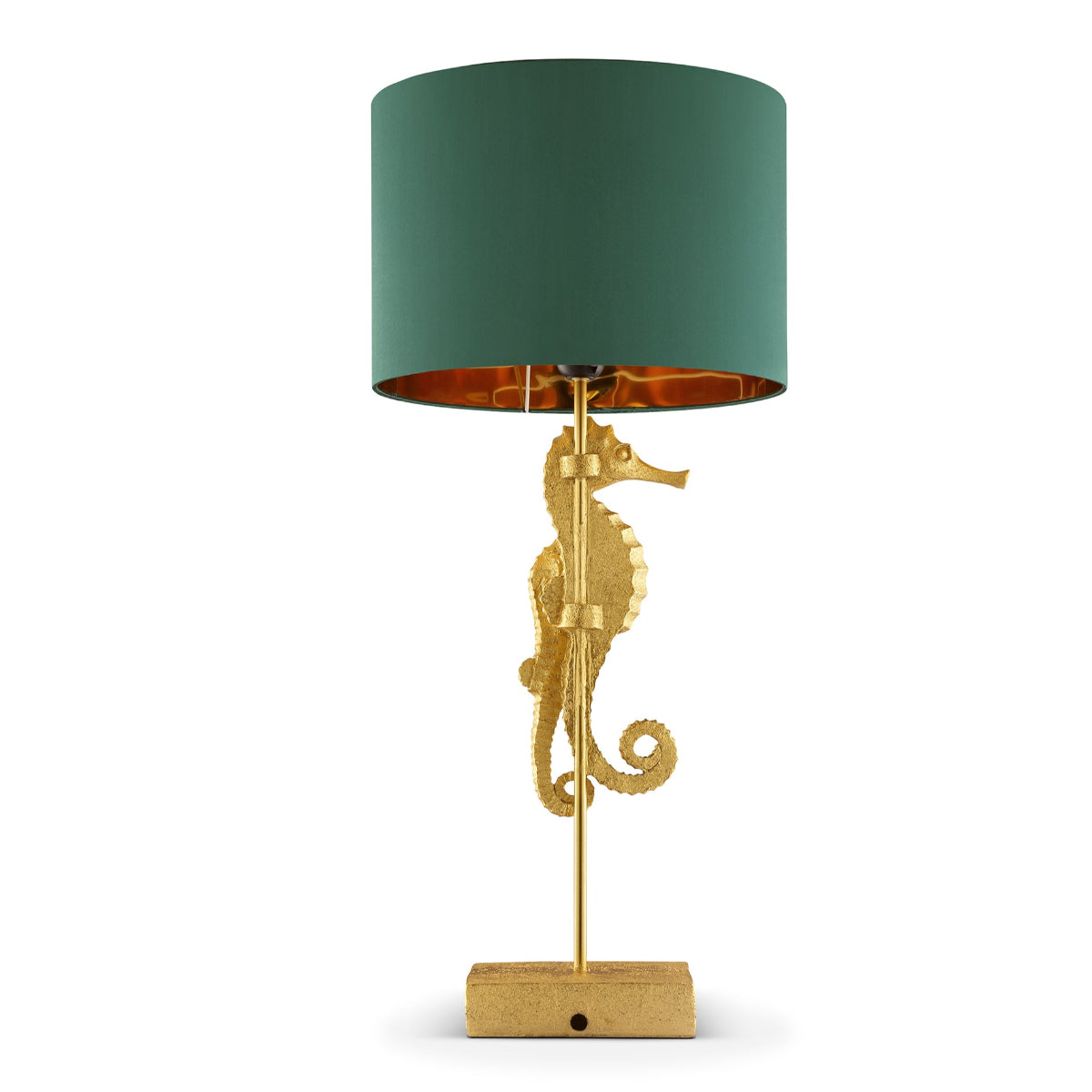 Golden Seahorse Desk Lamp