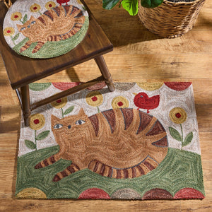 Cheshire Garden Hooked Rug