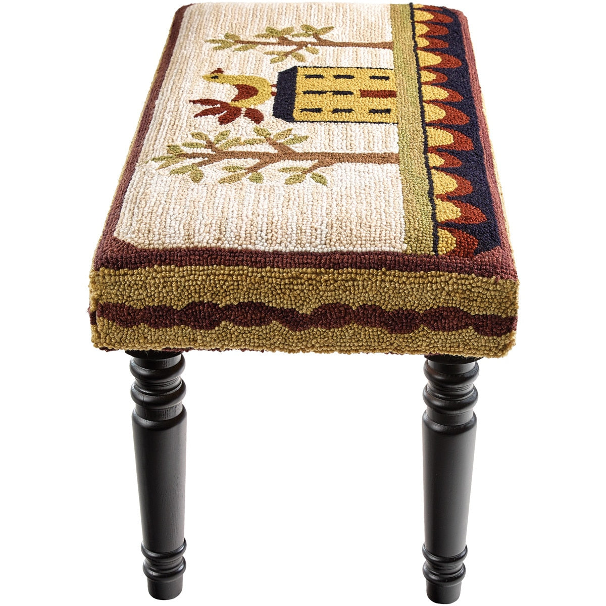 Homestead Haven Hooked Bench