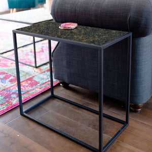 Crushed Glass Side Table - Rectangular 