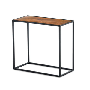 Copper Patina Side Table - Rectangular