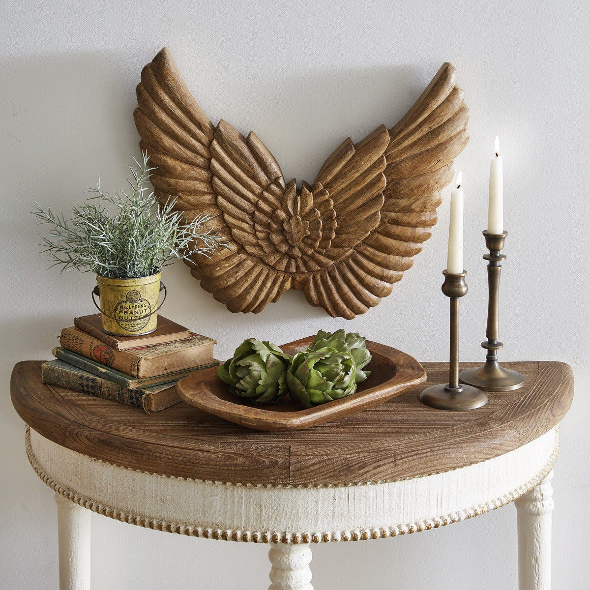 Reclaimed Angel Wings Wall Decor
