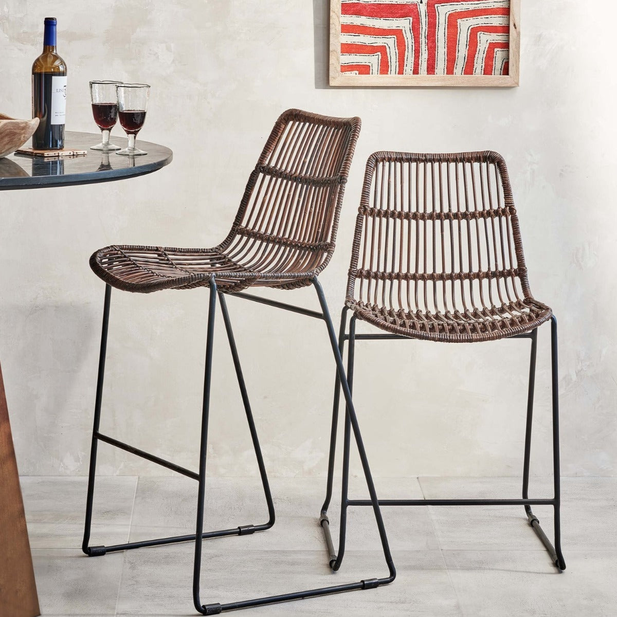 Rattan Bar & Counter Stools