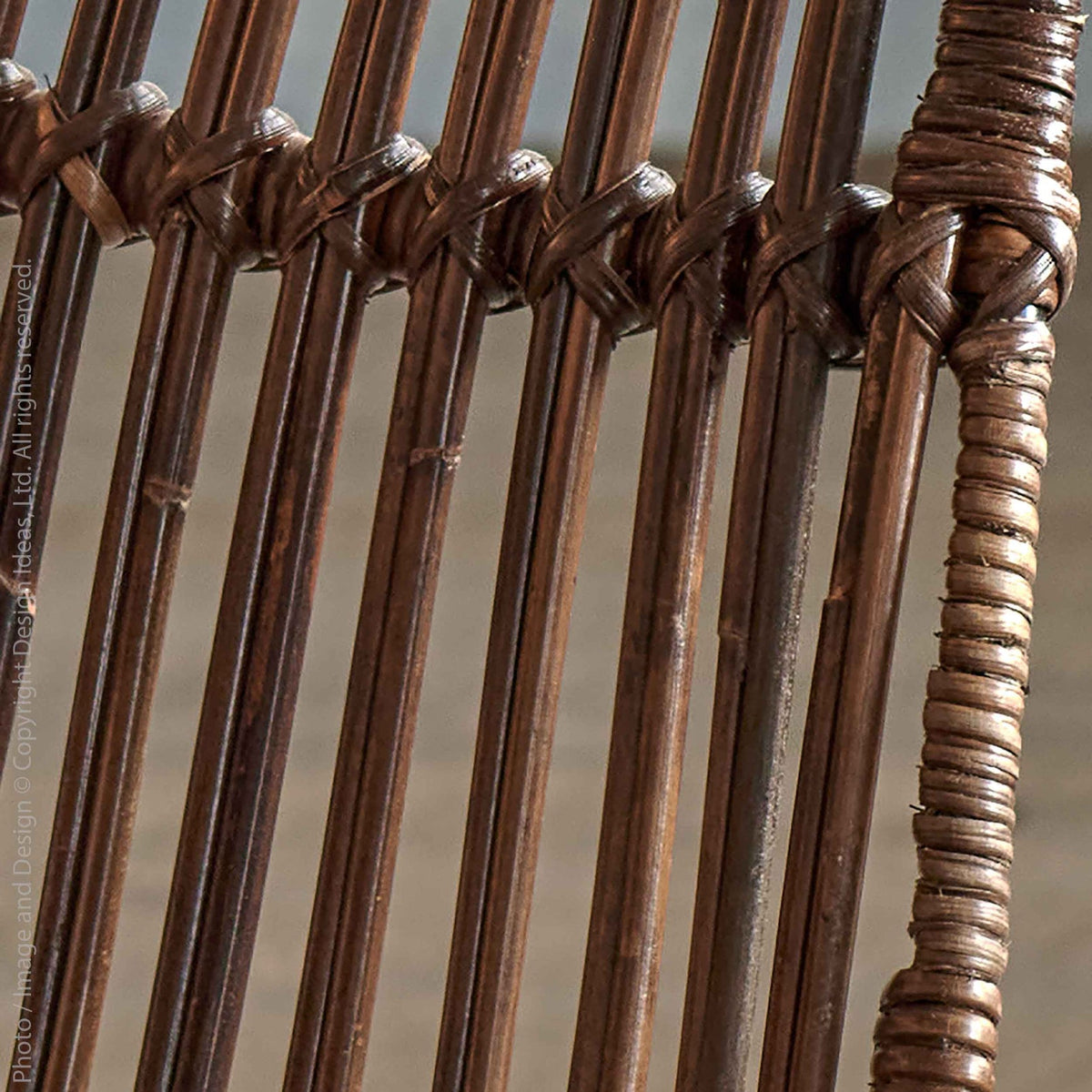 Woven Rattan Dining Chair