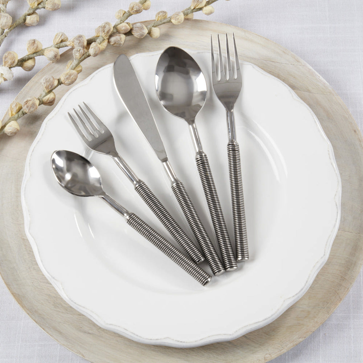 Ribbed Flatware