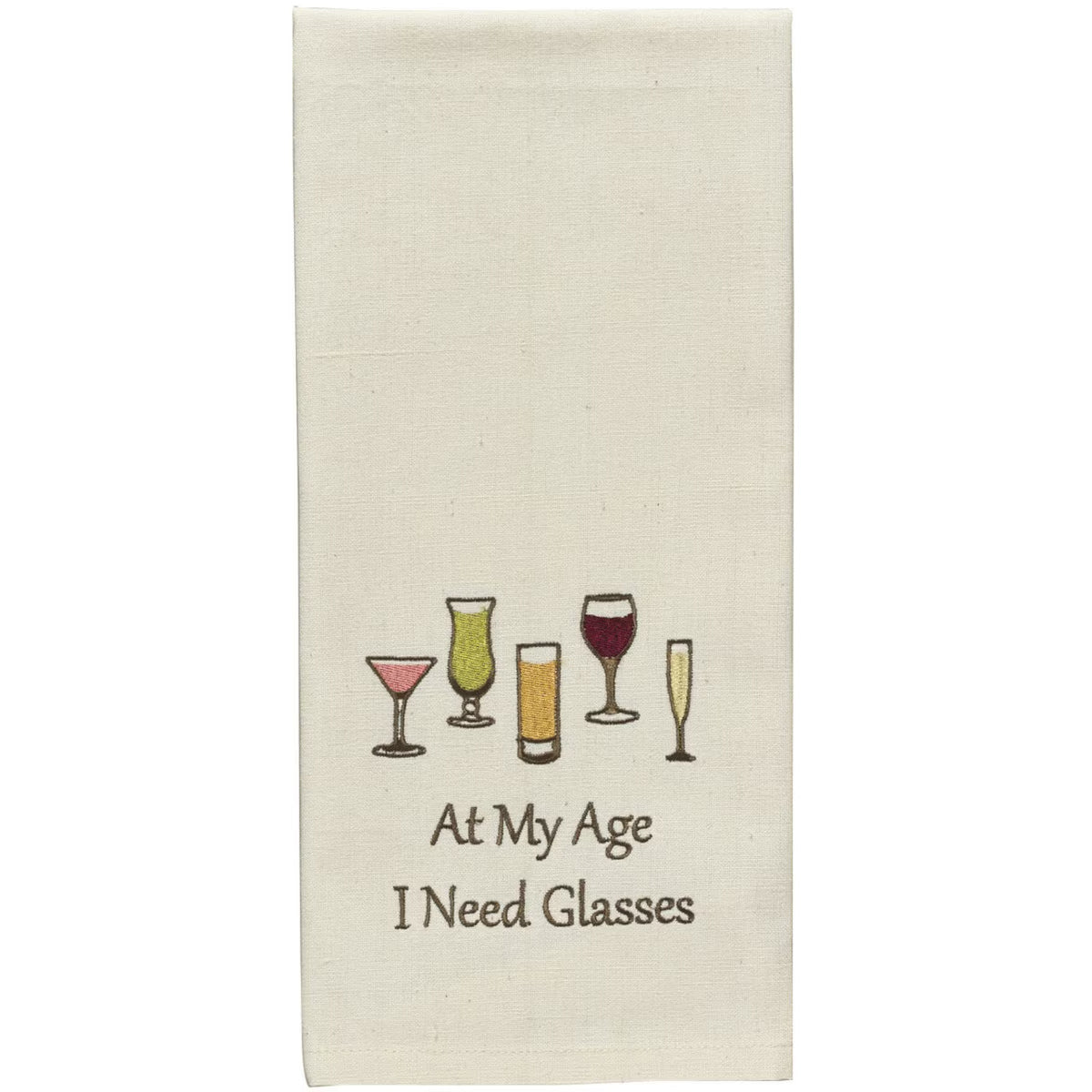 Wine & Wit Cotton Kitchen Towel