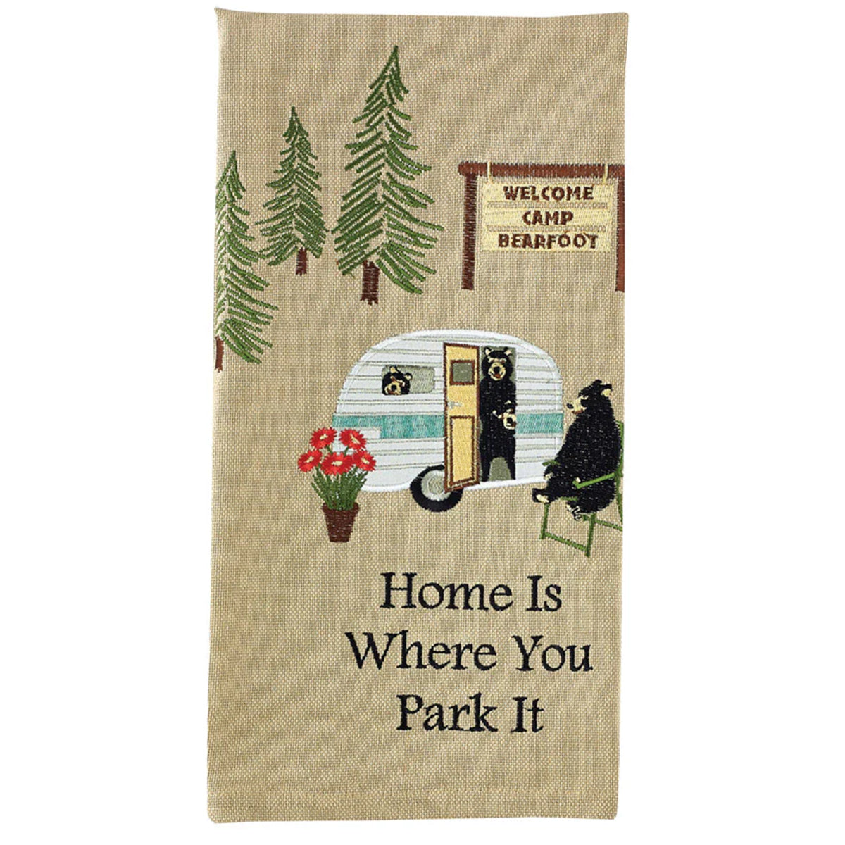 Where You Park It Dishtowel