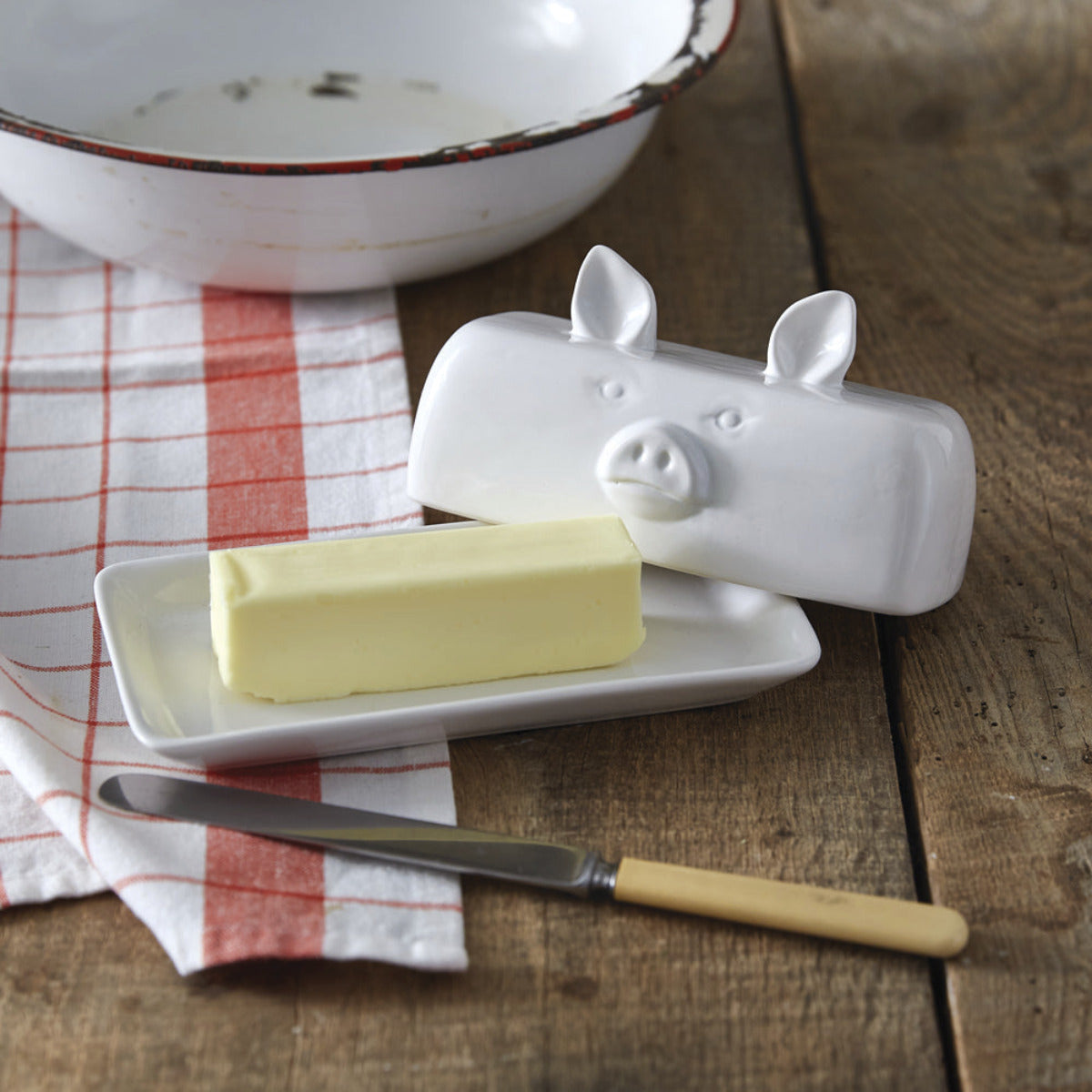 Piglet Butter Dish