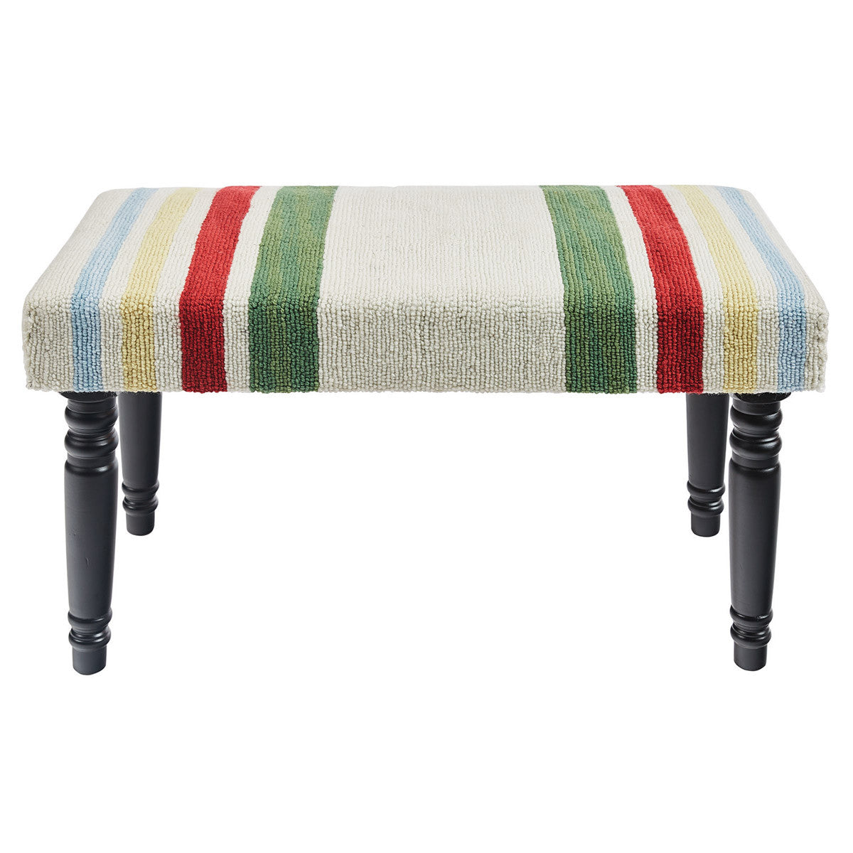 Stripe Hooked Bench / Stool
