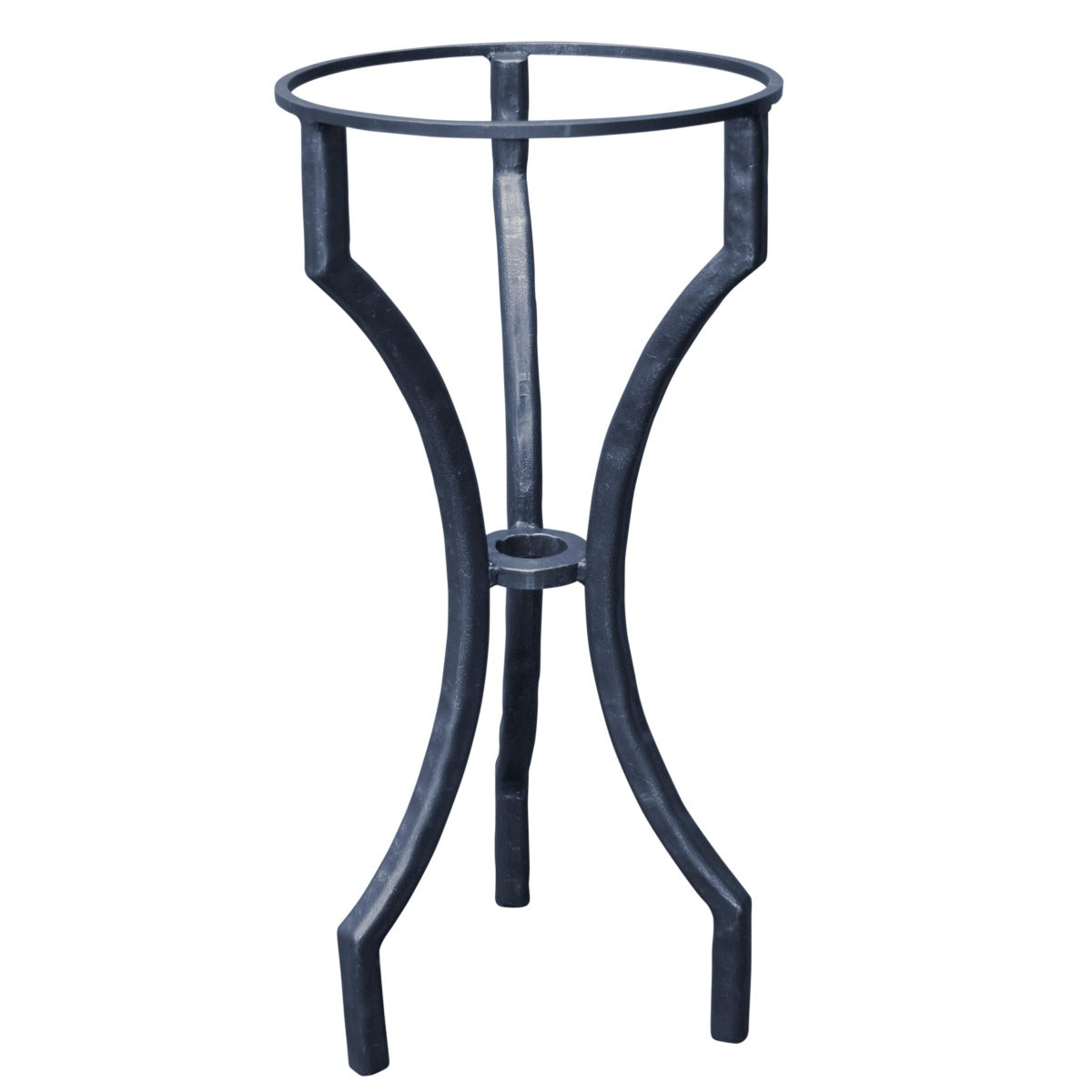 Hand Forged Wrought Iron Bar Table/Base for 30 Top - Corbin - Iron Accents