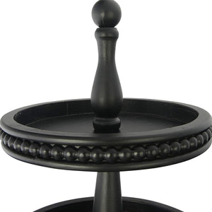 Beaded Charm Tiered Serving Tray
