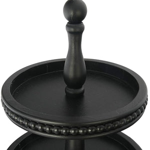 Beaded Charm Tiered Serving Tray