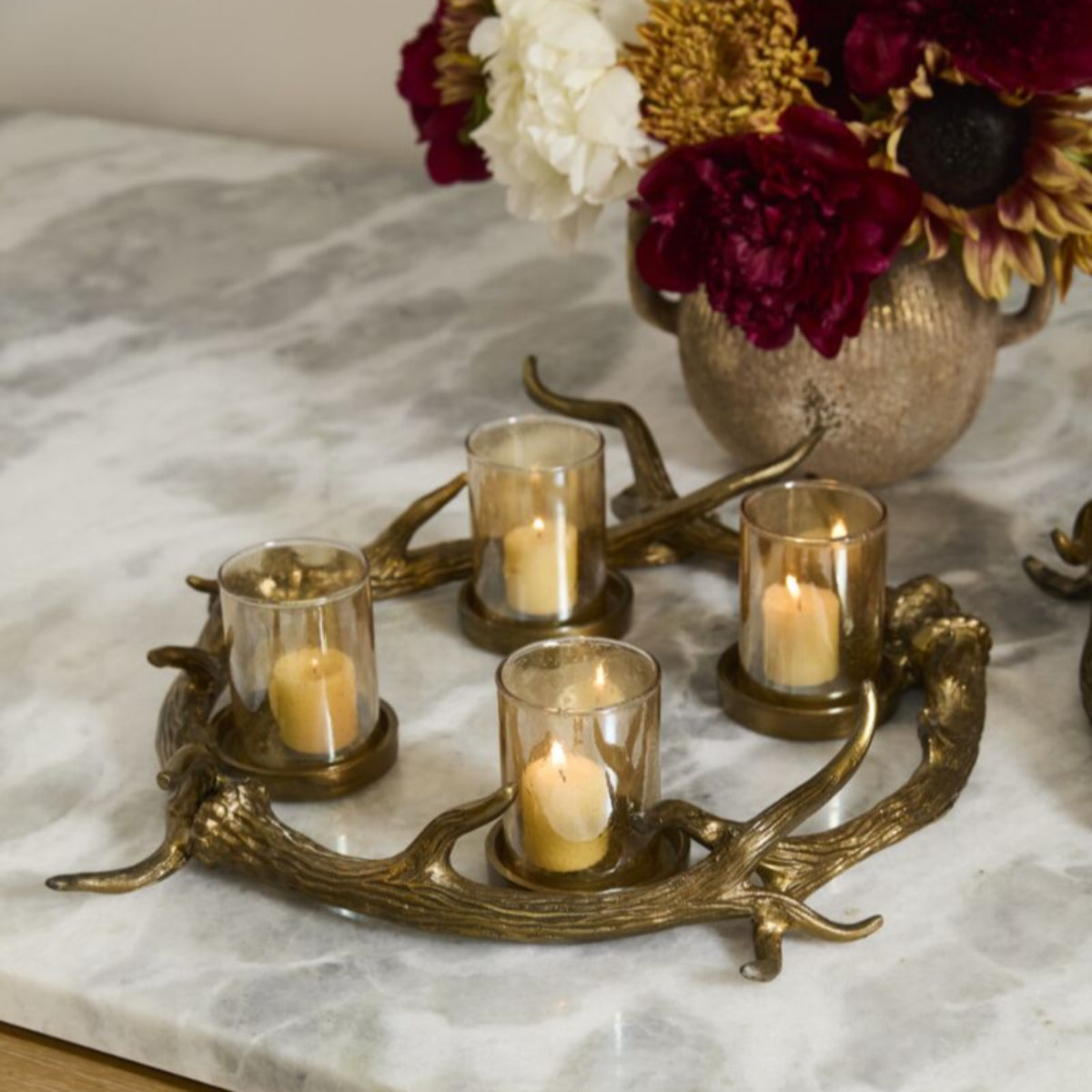 Antler Glow Candleholder - 20"