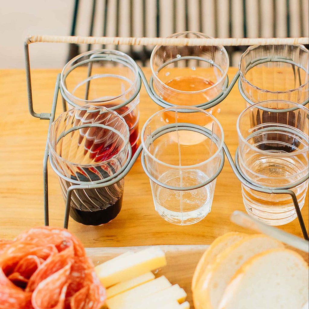 Celebration Drink Caddy – Handcrafted Glass Carrier for Entertaining