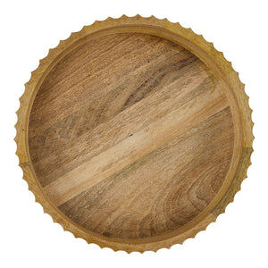 Cottage Grove Fluted Wood Tray