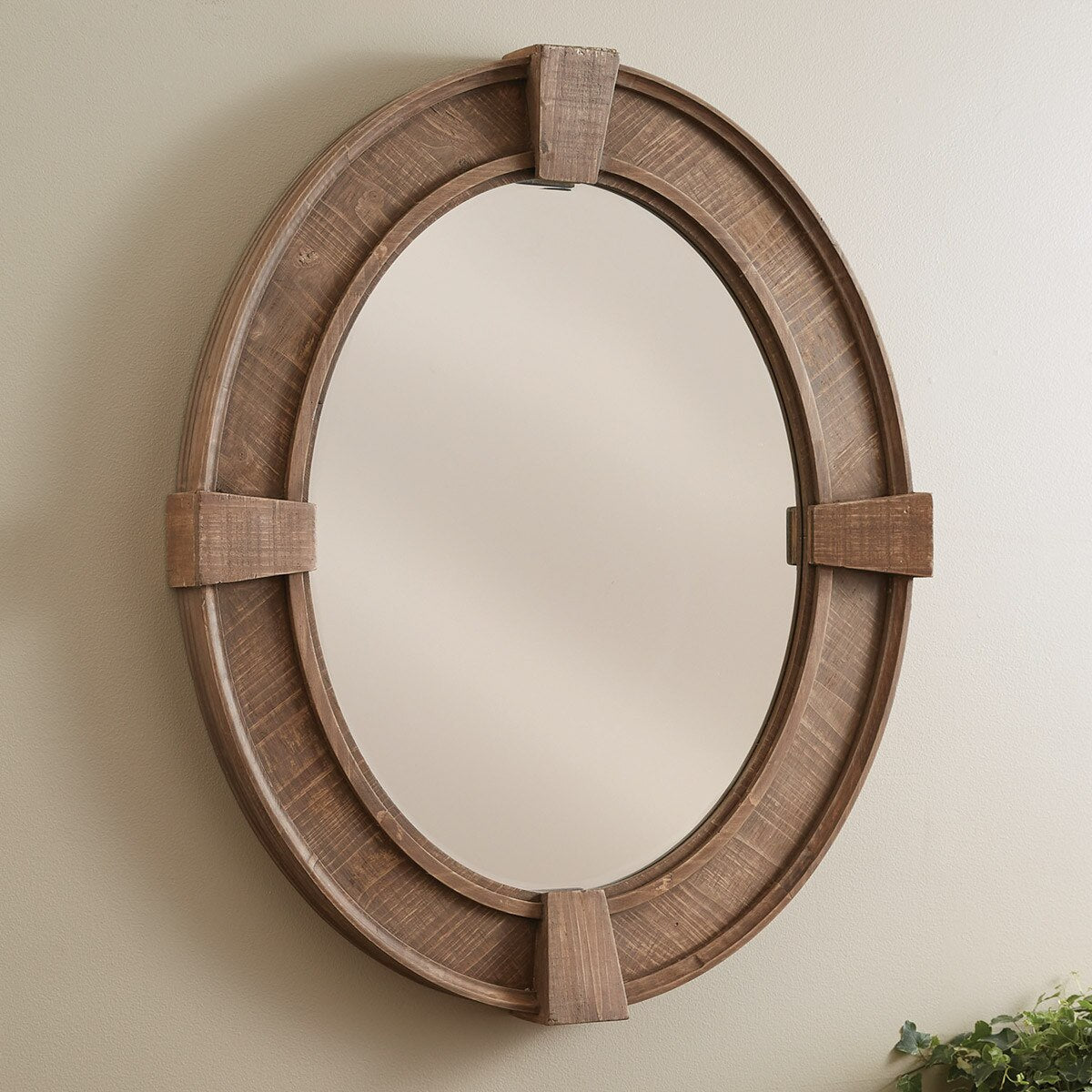 Cedar Hollow Oval Wall Mirror