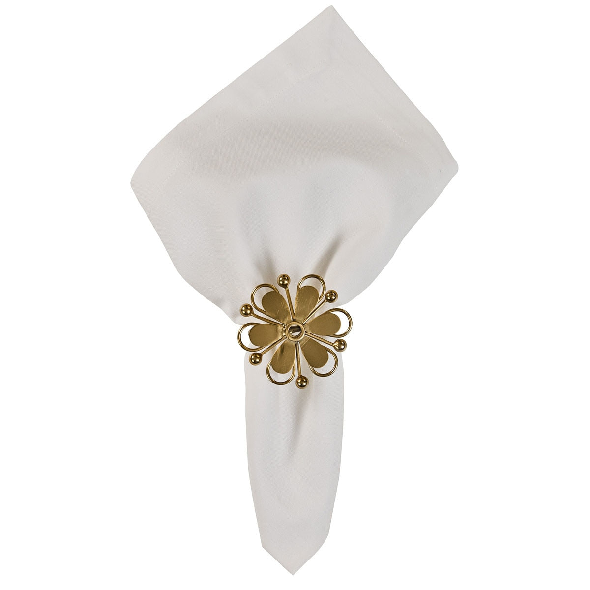 Modern Flower Napkin Ring