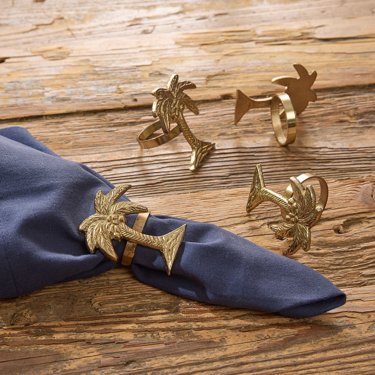 Island Palm Napkin Rings