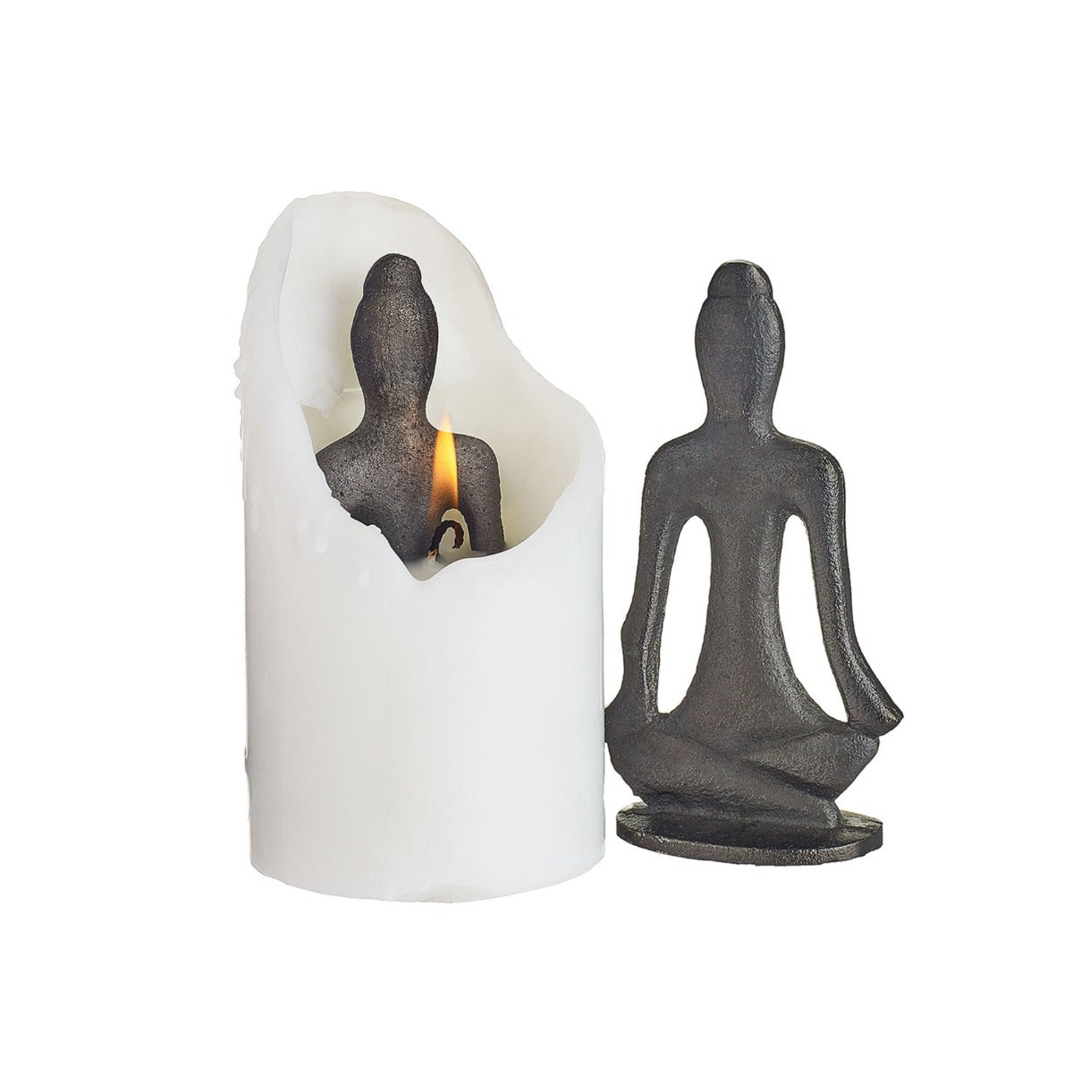Meditate Cast Iron Candle