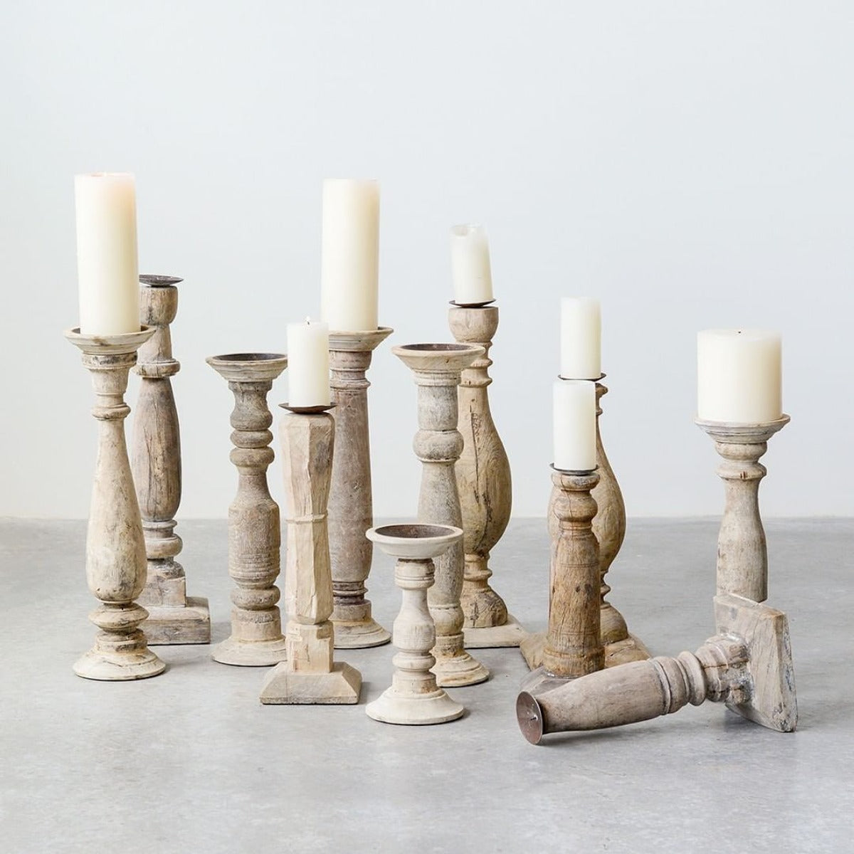 Timeless Tapers Rustic Candle Holders