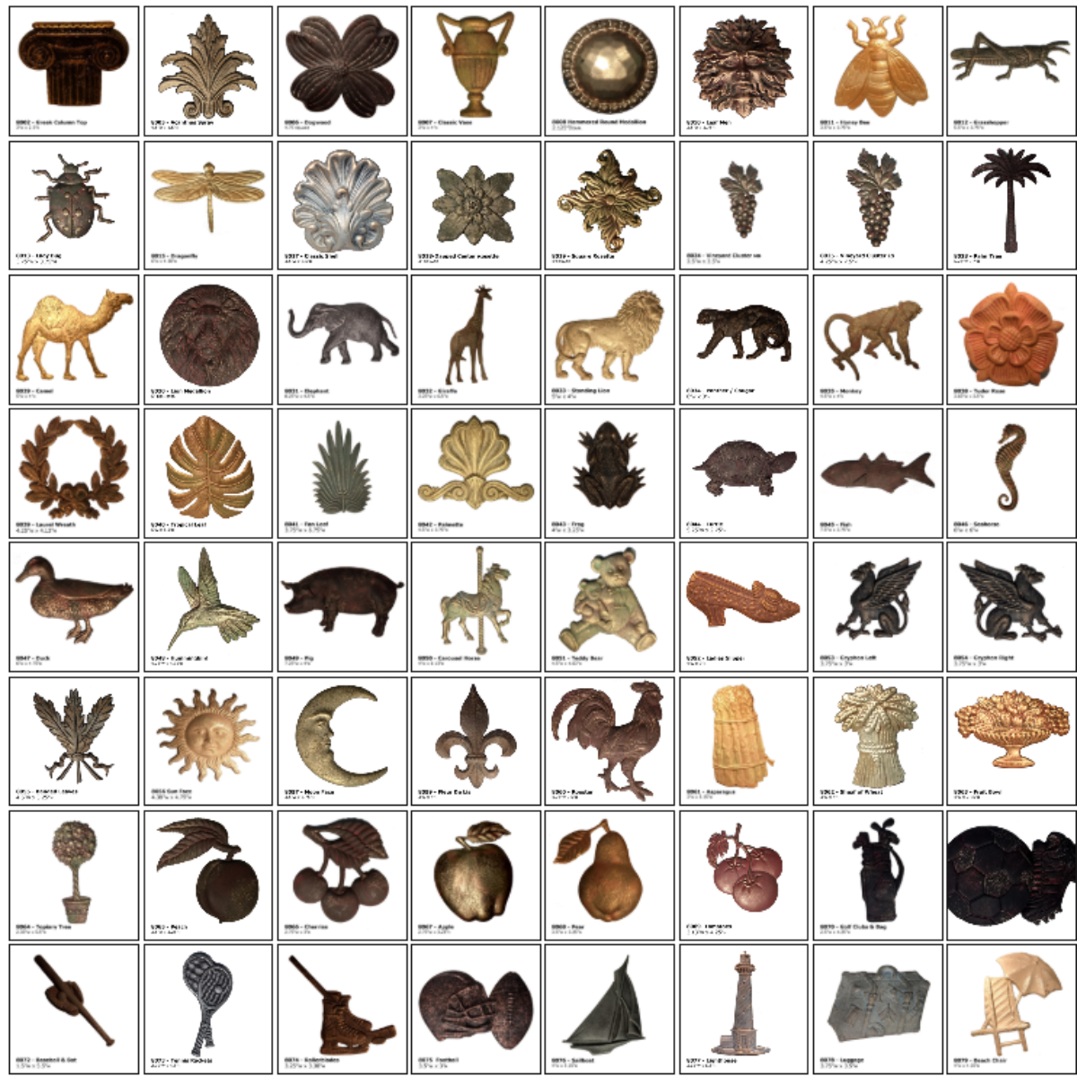 Drapery Accent - Nut Mount