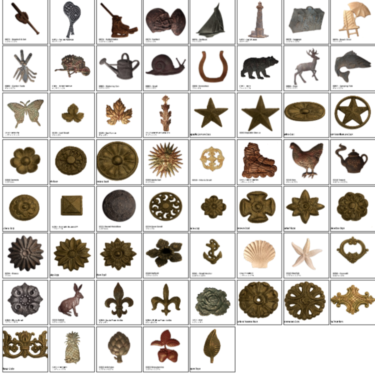 Drapery Accent - Nut Mount