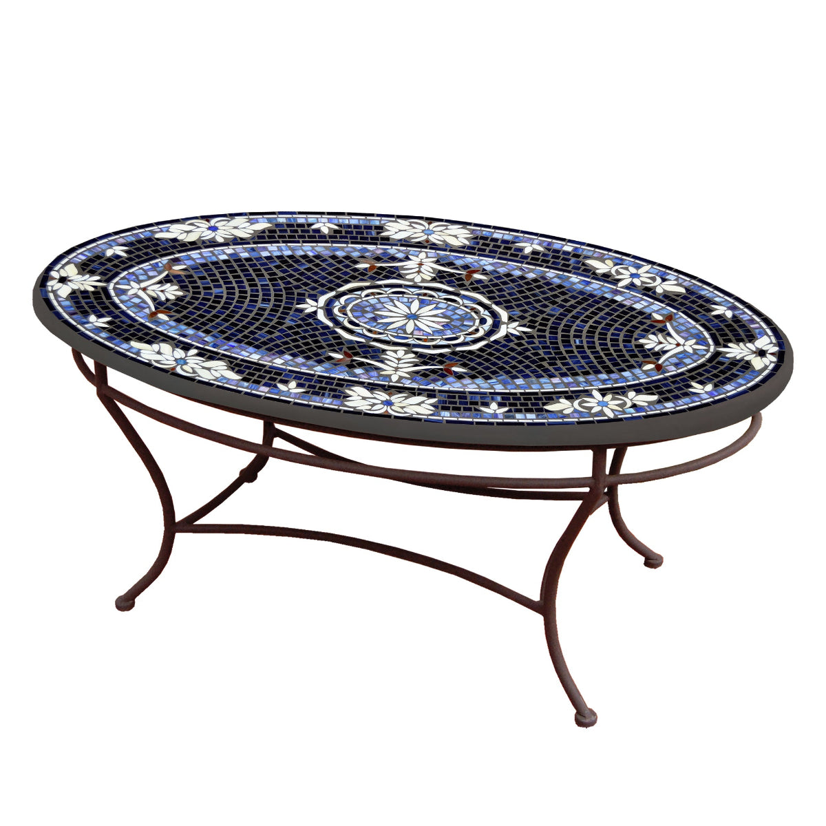 Amalfi Mosaic Coffee Table - Oval