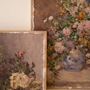Antique Bouquet Canvas Art Set