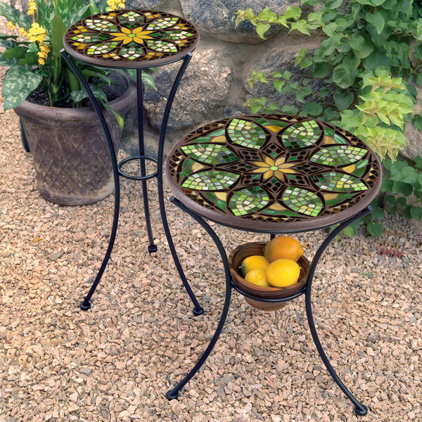 wrought iron pot plant stands Arenal Mosaic Plant Stands | KNF Mosaics