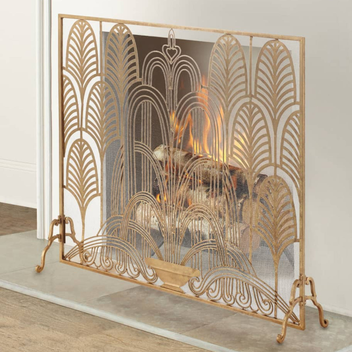 Art Deco French Fireplace Screen