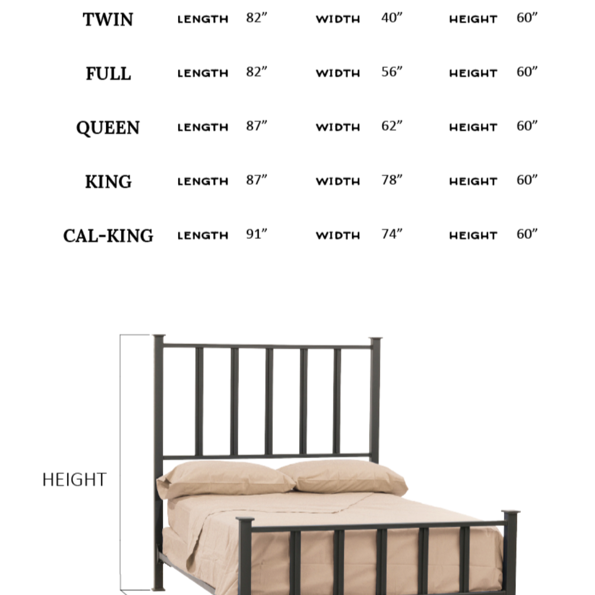 Artisan Wrought Iron Bed