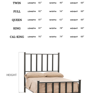 Artisan Wrought Iron Bed