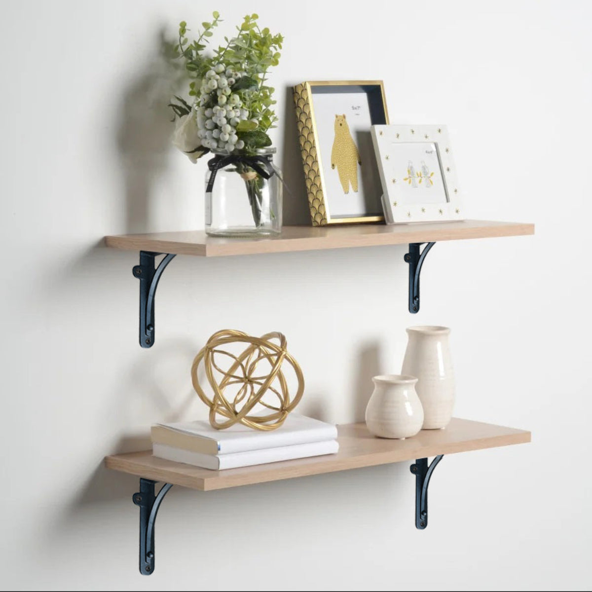 A black cast iron corner bracket with a textured finish, shown on a plain white background.