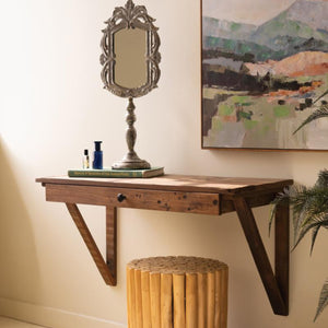 Ashford Reclaimed Wood Wall Desk