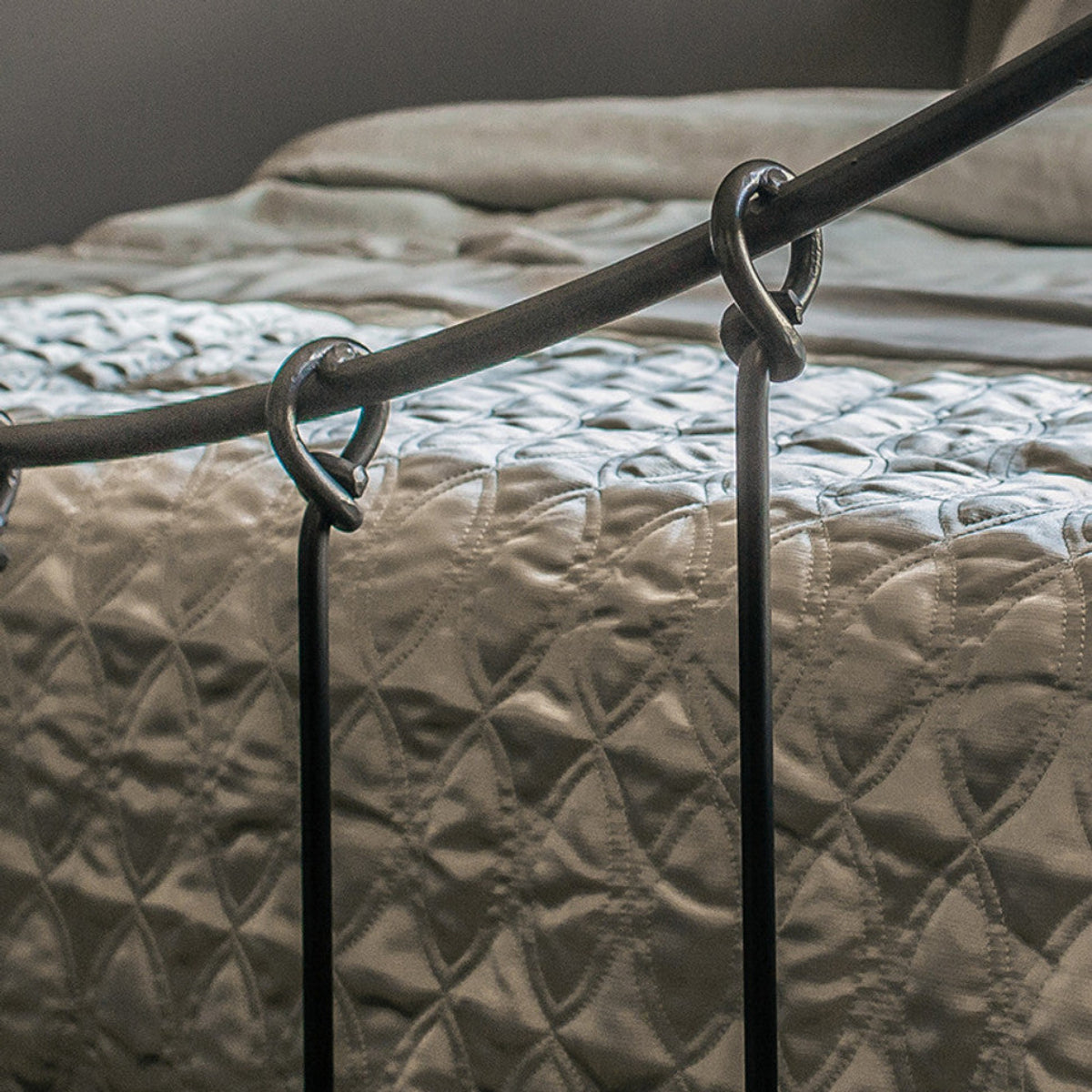 Ashmere Wrought Iron Bed Details
