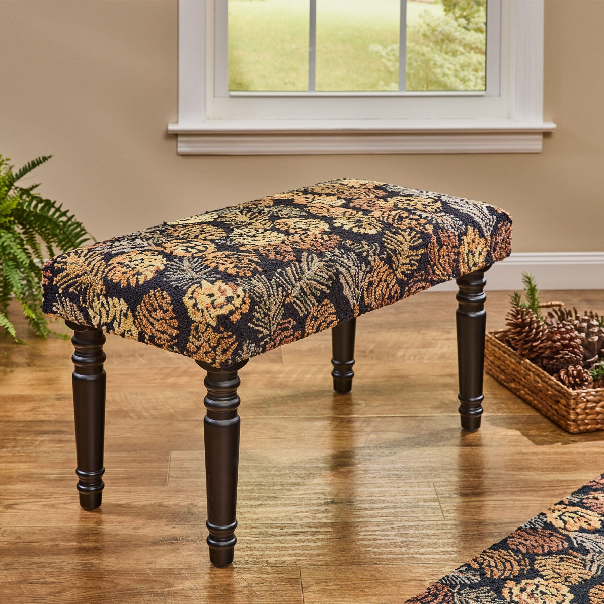 Autumn Grove Hooked Bench