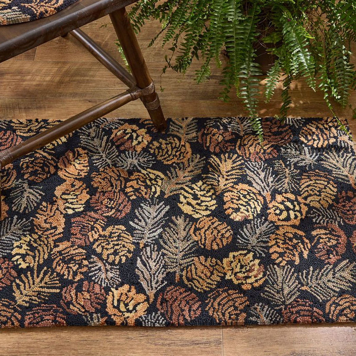 Autumn Grove Hooked Rug