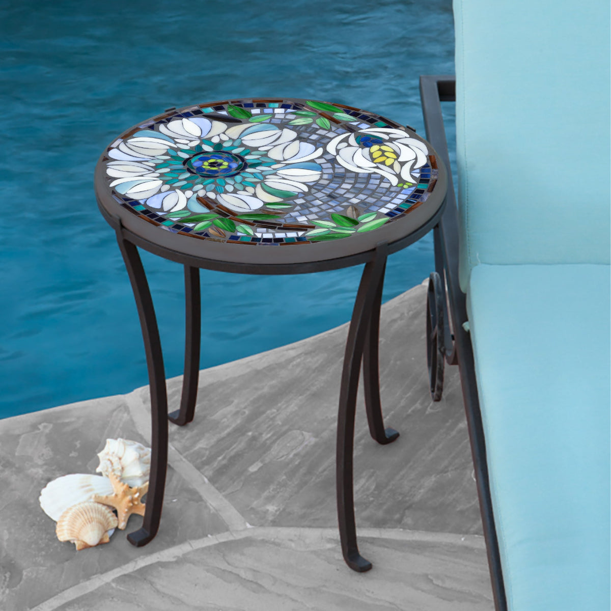 Azula Mosaic Chaise Table